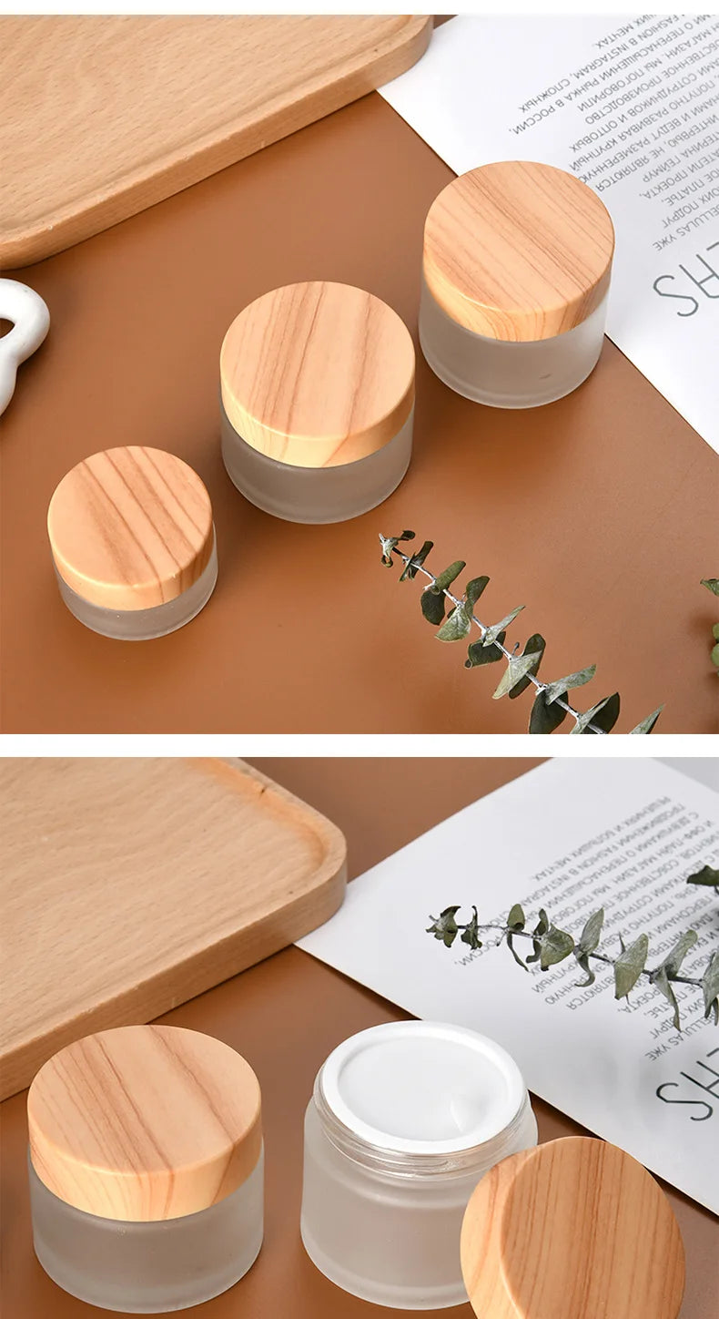 Contenitore Cosmetico Ricaricabile in Vetro (5–50g) – Travel