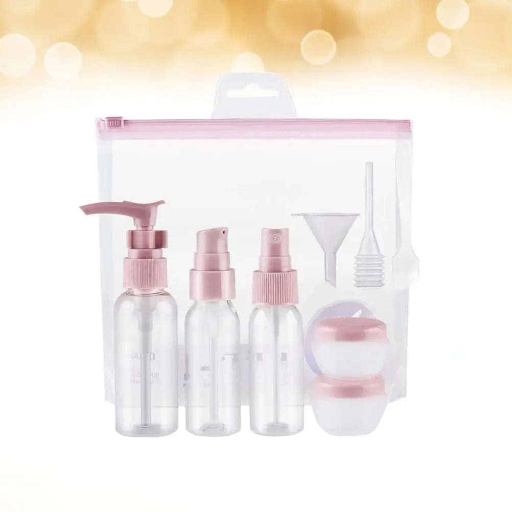 1 Set Kit Portable Travel Bottle For Makeup Lotion Cream Small Lightweight Tsa Approved Storage Container Portable - Lido nova 