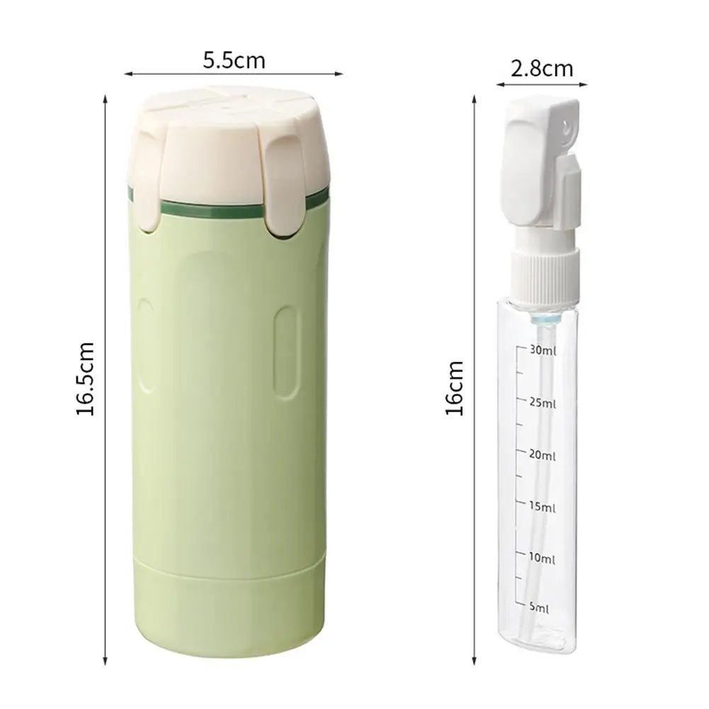 Dispenser Viaggio 4-in-1 (4×30ml) – Anti-Perdita