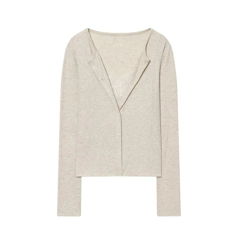 Cardigan Estivo Donna 2026 Corto in Pizzo a Maglia - Lido nova 