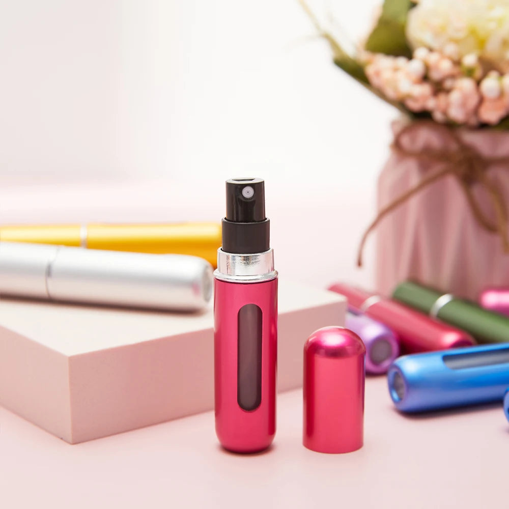 Atomizzatore Profumo Ricaricabile 5/8ml – Portatile Anti-Perdita (Set)