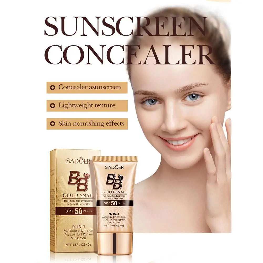 Crema Solare Viso SPF50 con Effetto BB – Copertura Leggera & Glow Naturale | Lido Nova