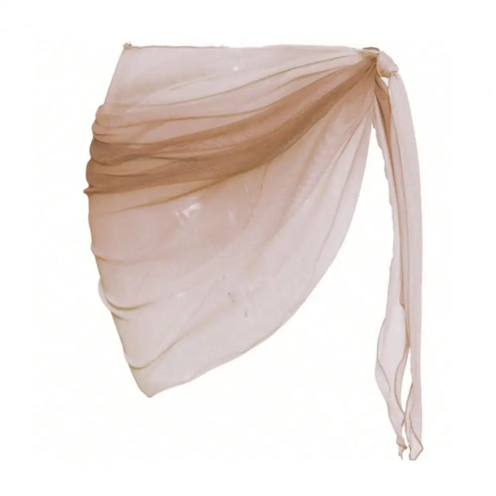 Pareo Estivo Donna 2026 in Chiffon Sfumato Foulard Bikini Cover-Up - Lido nova 