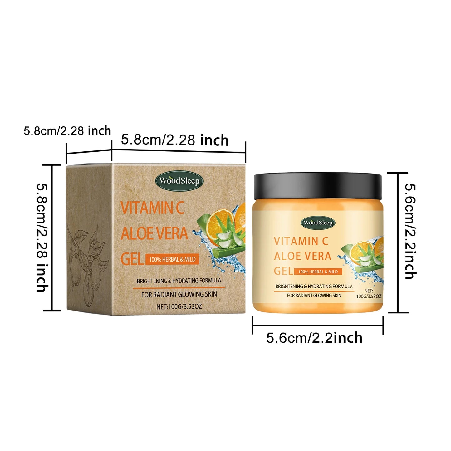 Gel Viso Vitamina C + Aloe Vera – Idratazione Profonda & Glow Estivo (After-Sun) | Lido Nova