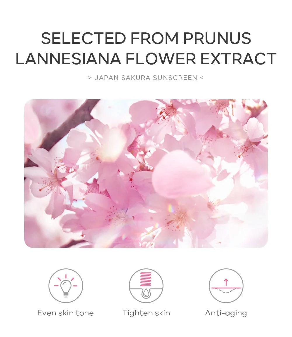 Crema Solare Viso SPF50 Sakura – Texture Leggera & Comfort Idratante (30g) | Lido Nova