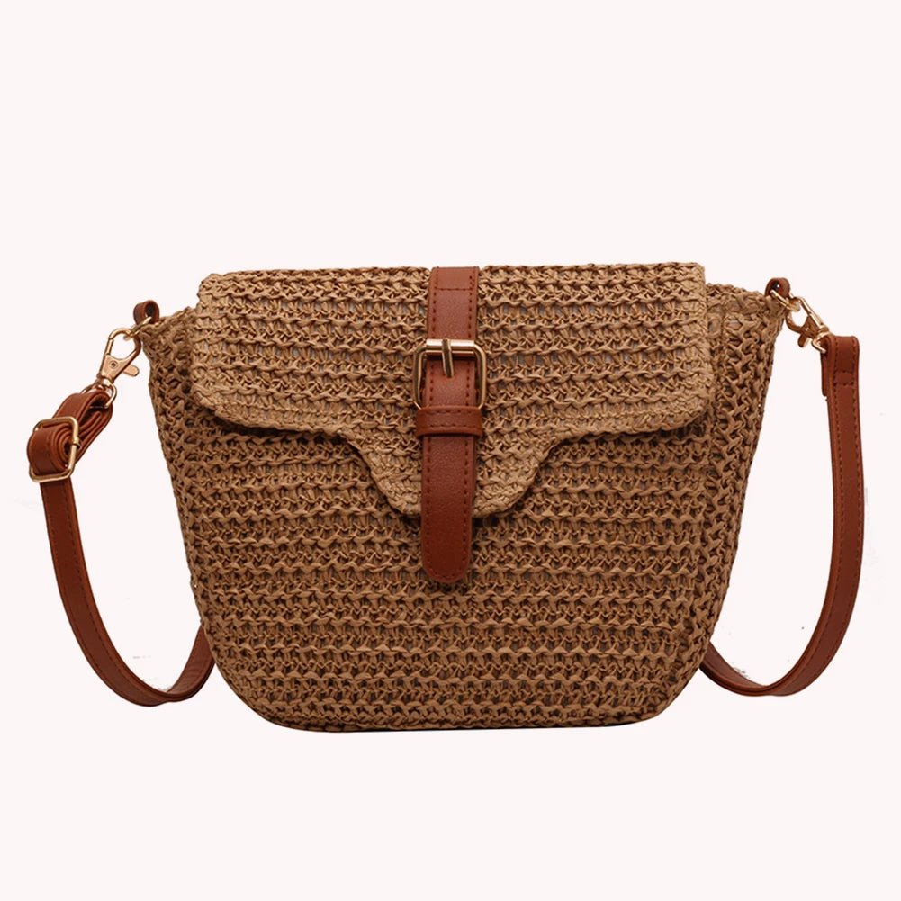 Borsa Crossbody Intrecciata in Corda di Carta – Boho Minimal Donna Estate 2026