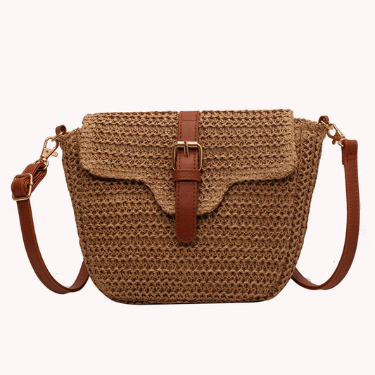 Borsa Crossbody Intrecciata in Corda di Carta – Boho Minimal Donna Estate 2026