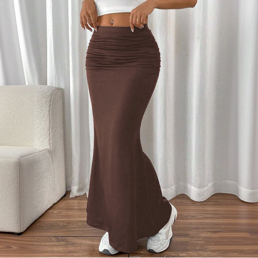 Gonna Estiva Donna 2026 a Sirena Vita Alta Slim Fit Elegante - Lido nova 