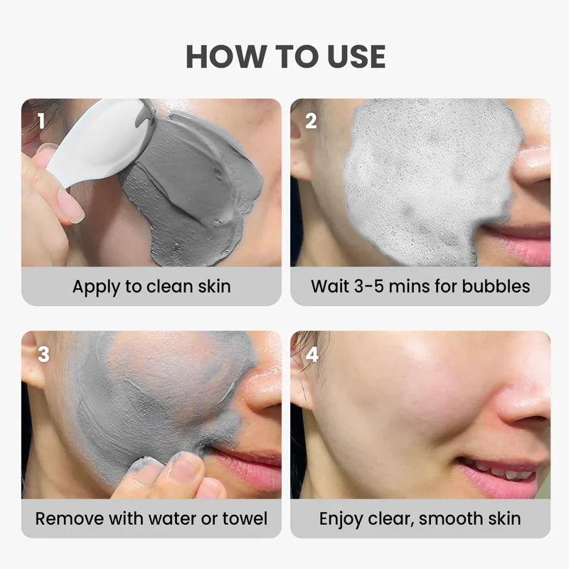 Maschera Argilla Bubble Holy Basil PHA 13% – Pori & Oil Control | Lido Nova