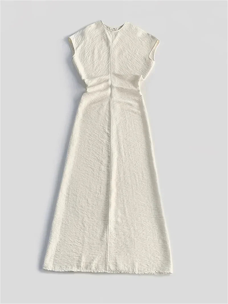 Abito Estivo Donna 2026 Midi Minimalista Plissettato - Lido nova 