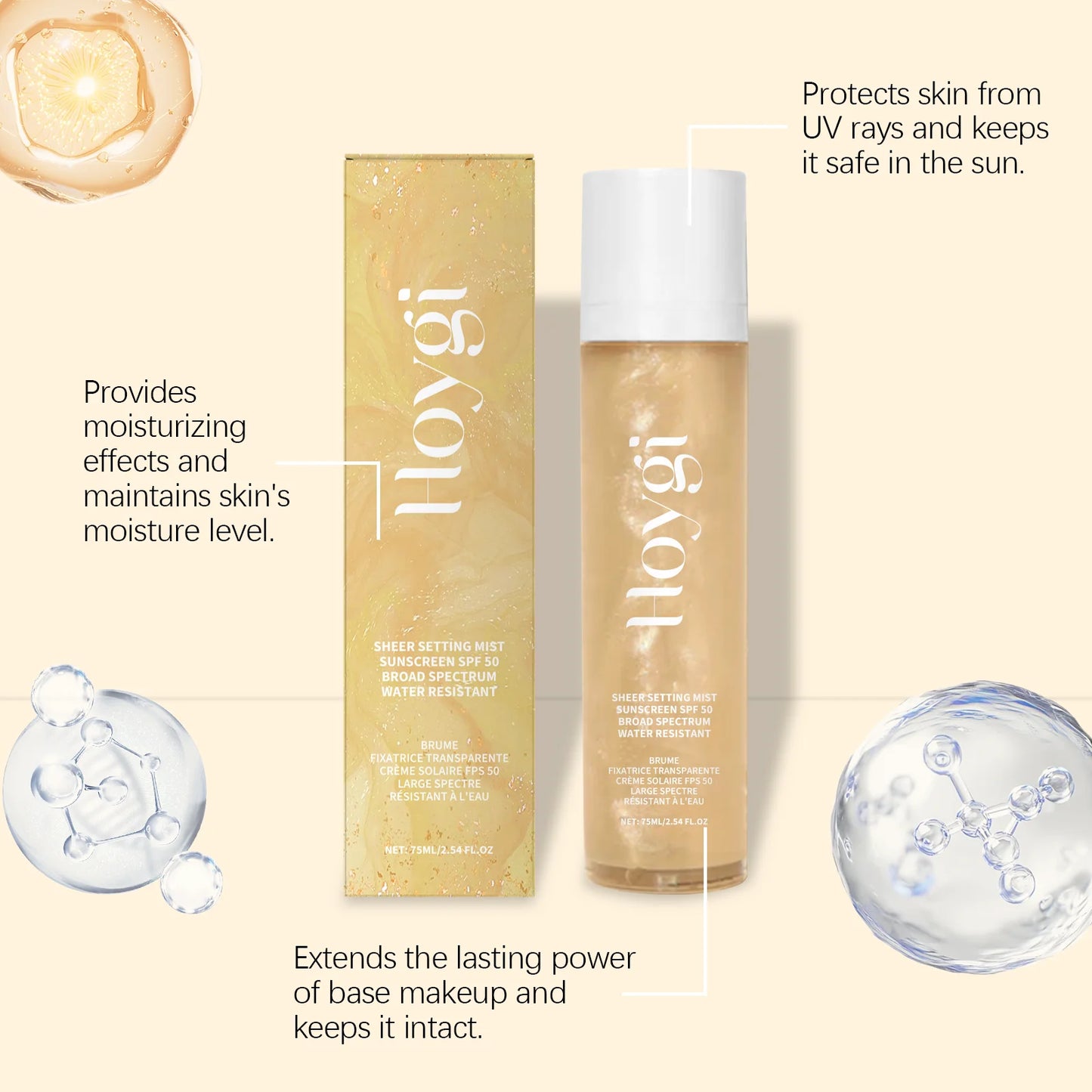 Face Mist Acido Ialuronico 75ml – Idratazione Rapida & Effetto Fresh (Pelli Sensibili) | Lido Nova