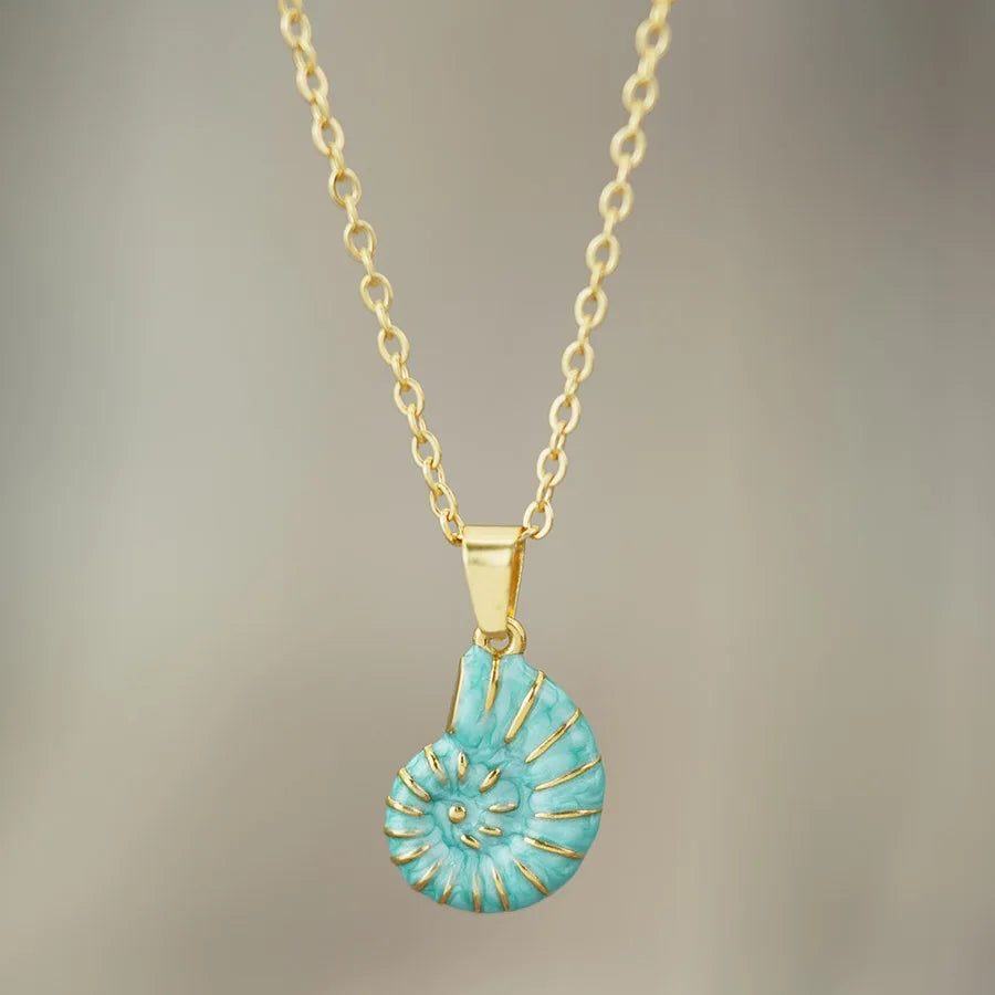 Collana Ocean Style con Conchiglia in Acciaio Inox – Donna Estate 2026