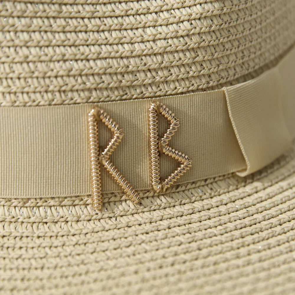 Cappello Sole Elegante in Paglia con Nastro – Tesa Larga Donna Estate 2026