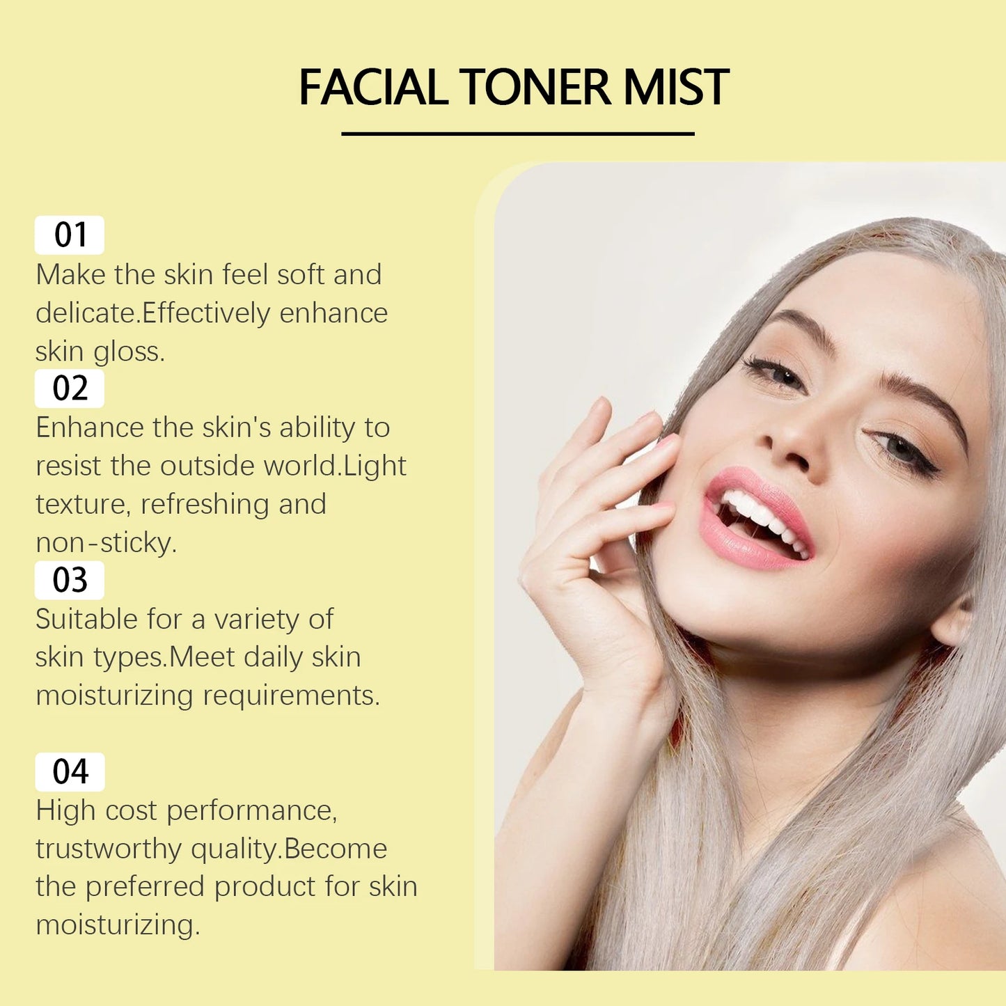 Spray Viso Acido Ialuronico 60ml – Idratazione Fresh & Comfort Barriera (Unisex) | Lido Nova