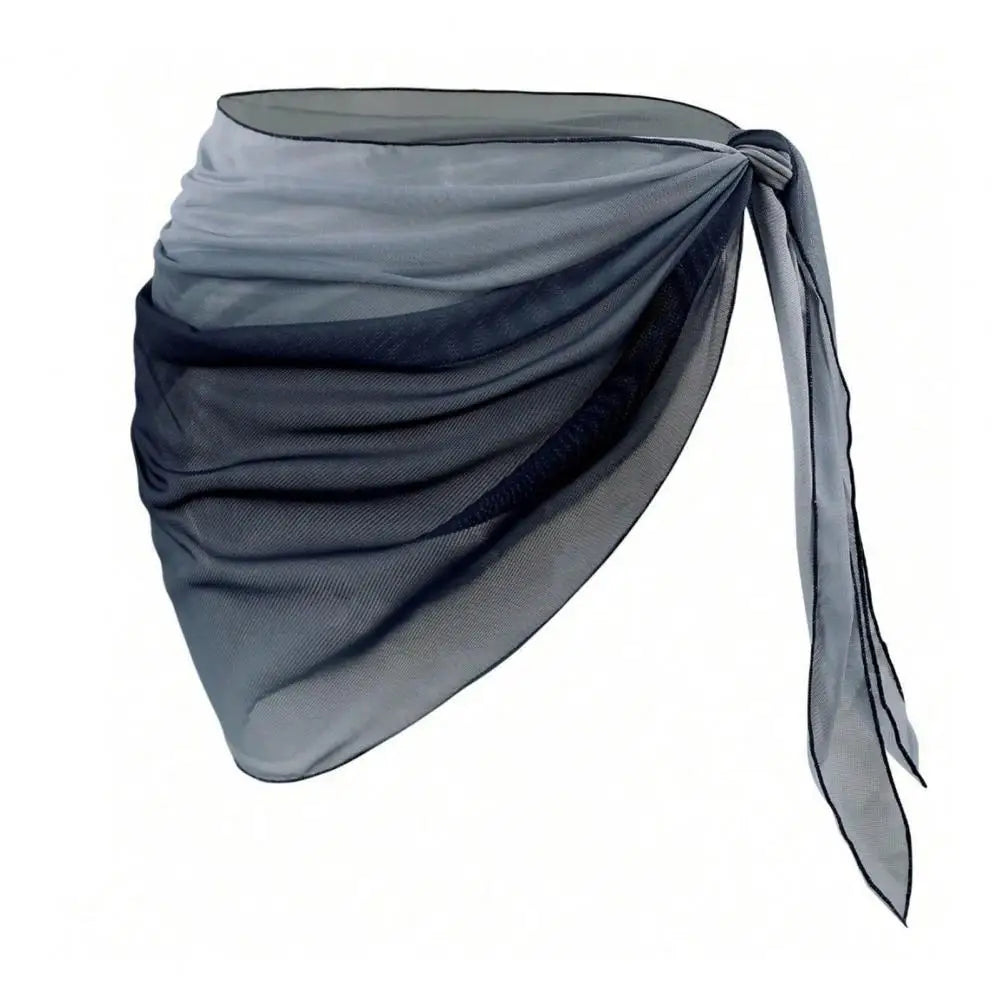 Pareo Estivo Donna 2026 in Chiffon Sfumato Foulard Bikini Cover-Up - Lido nova 