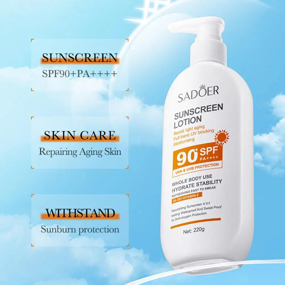 Crema Solare Sport SPF50+ / SPF90+ – Comfort Idratante & Protezione UV per Outdoor | Lido Nova