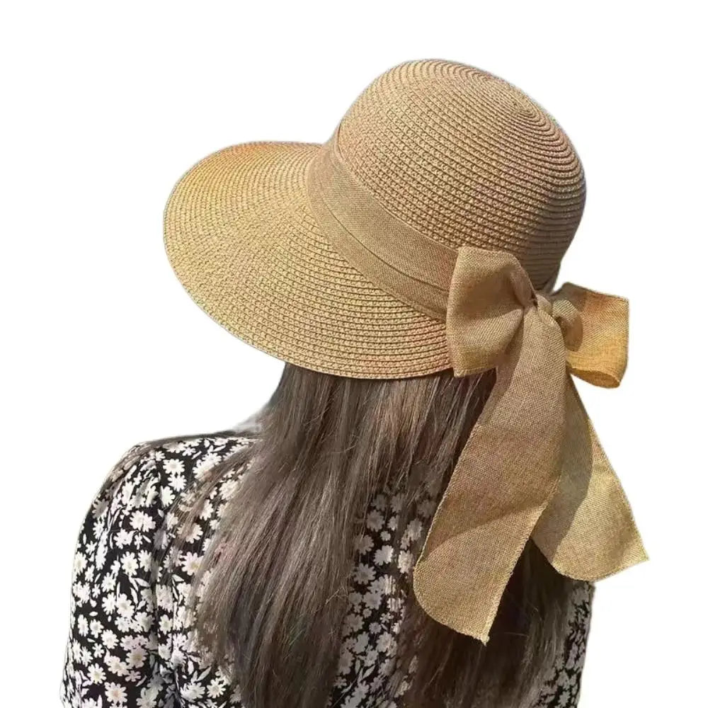 Cappello Sole in Paglia con Fiocco – Tesa Larga Donna Estate 2026