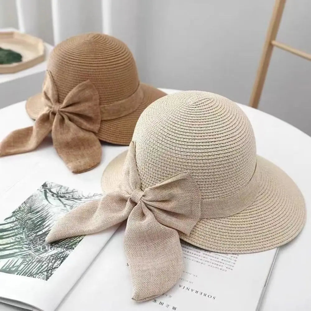 Cappello Sole in Paglia con Fiocco – Tesa Larga Donna Estate 2026
