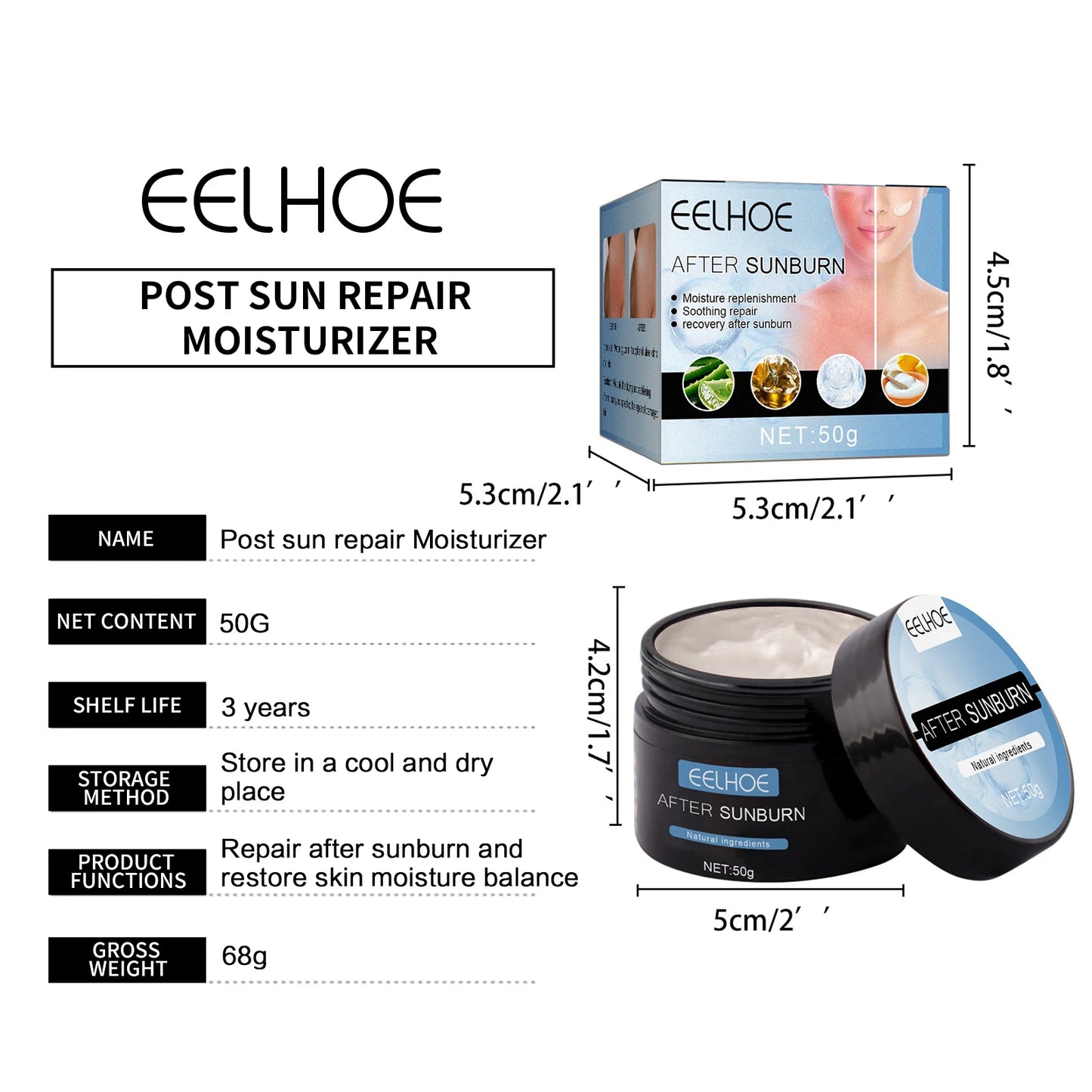 Crema Doposole all'Aloe Vera – Gel Fresco & Idratazione Post-Mare (Viso & Corpo) | Lido Nova