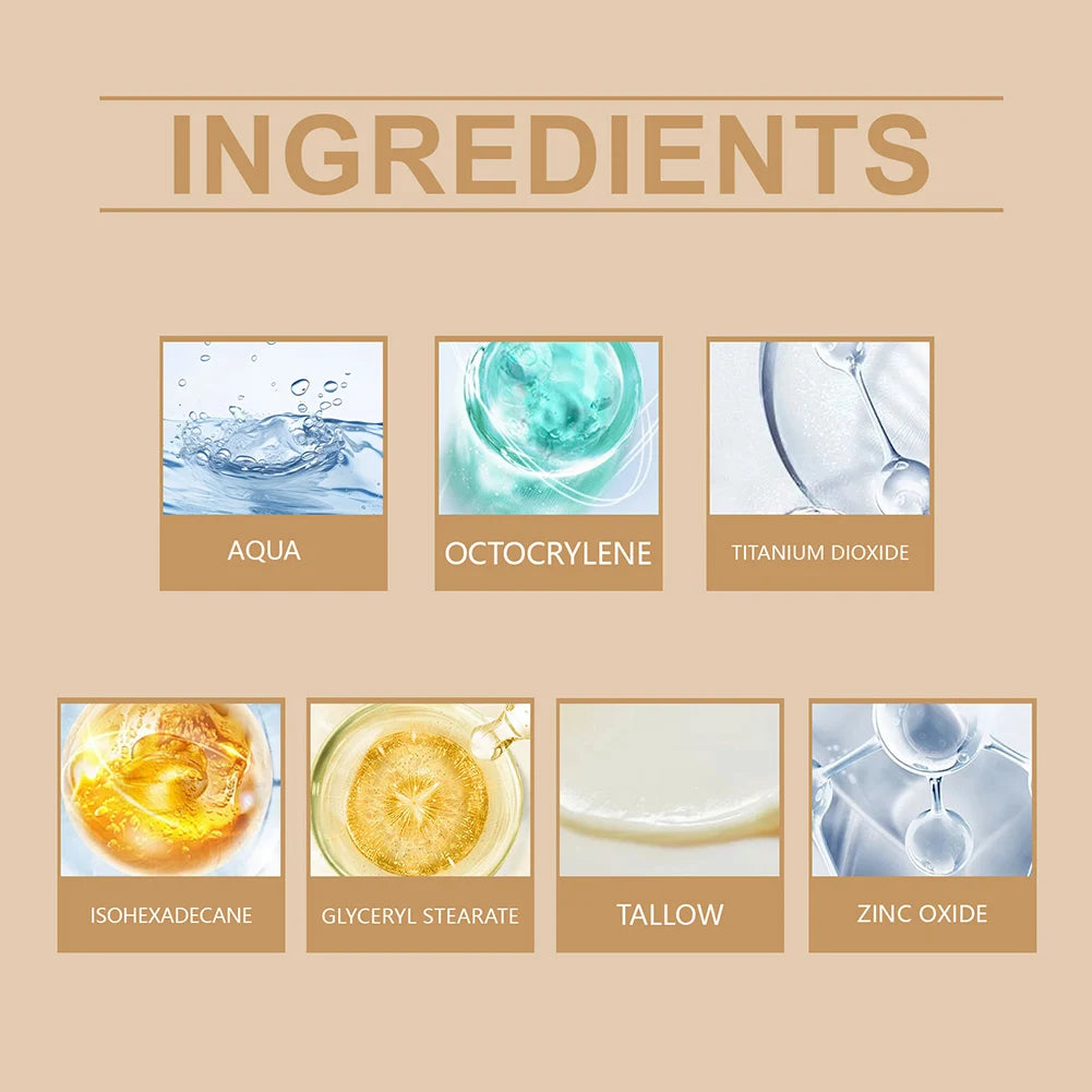 Crema Solare Minerale SPF50 Viso & Corpo – Con Tallow & Ossido di Zinco, Non Unge | Lido Nova