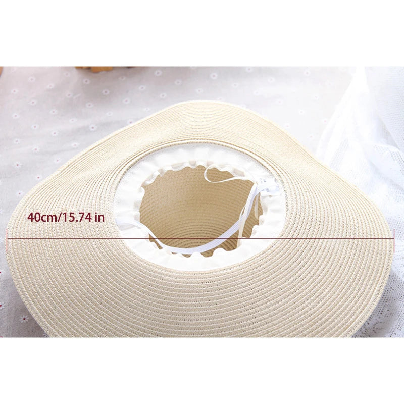 Cappello Floppy in Paglia – Tesa Larga Pieghevole Donna Estate 2026