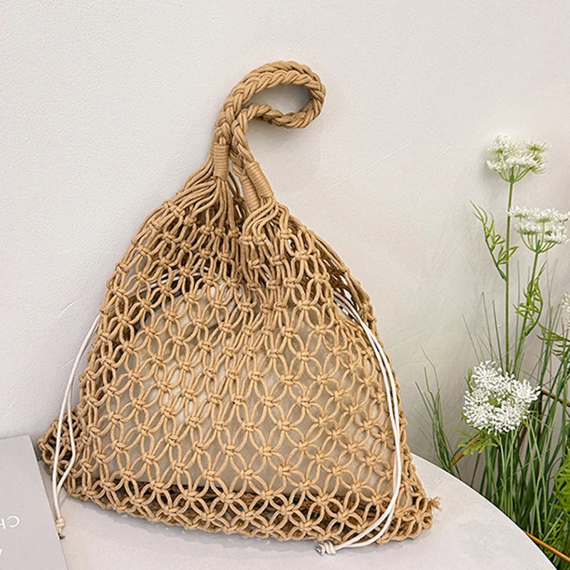 Borsa Tote in Rafia Knit – Aesthetic Boho Donna Estate 2026