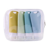 Kit Flaconi Viaggio Silicone 90ml TSA (1/3/4 pz)