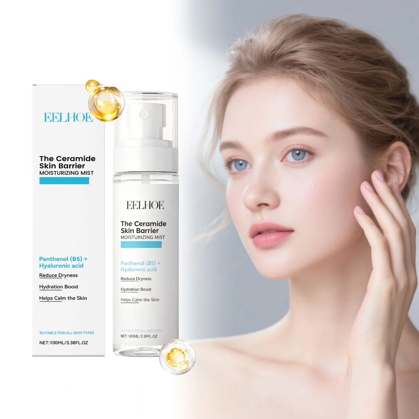 Face Mist Ialuronico + Ceramide NP + Vitamina B5 100ml – Barriera & Idratazione Deep | Lido Nova