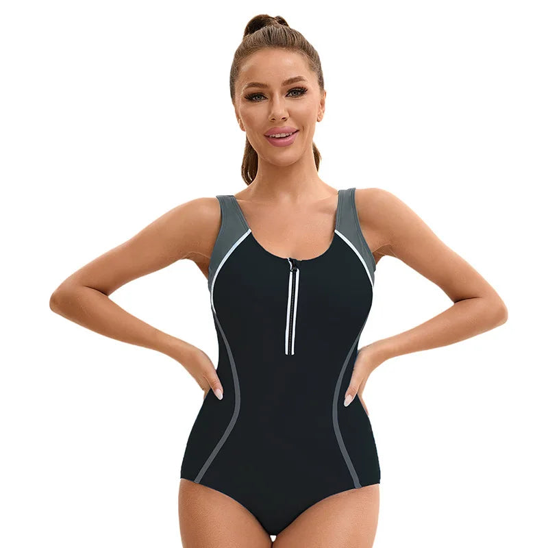 Costume Intero Donna 2026 Sportivo Racerback Modellante Slim Fit da Nuoto - Lido nova 