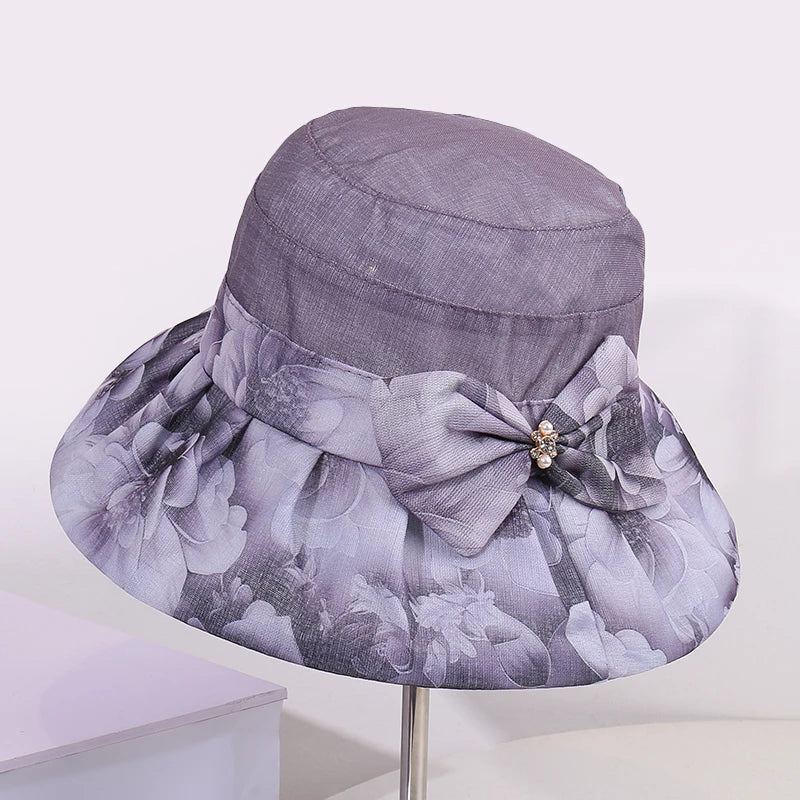 Cappello Estivo Donna con Fiocco & Fiore – Traspirante Rosa Estate 2026
