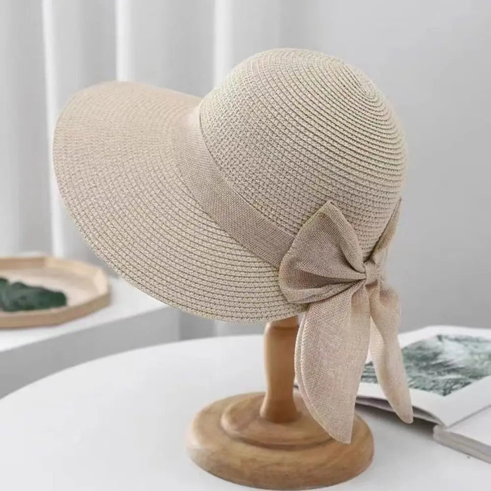 Cappello Sole in Paglia con Fiocco – Tesa Larga Donna Estate 2026
