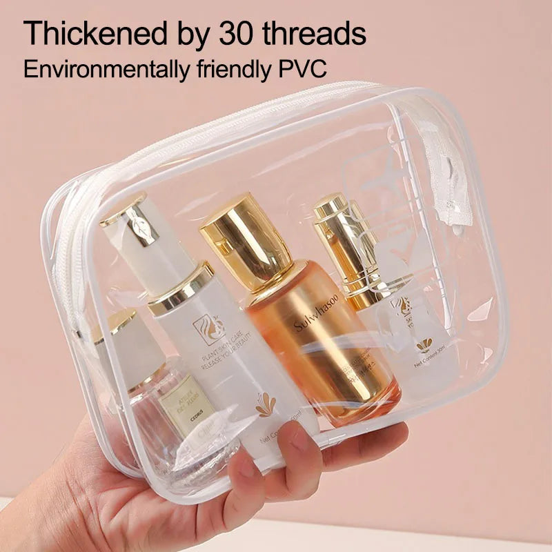 LidoNova Pochette Trasparente Impermeabile Trucco Ordinata 1 pz