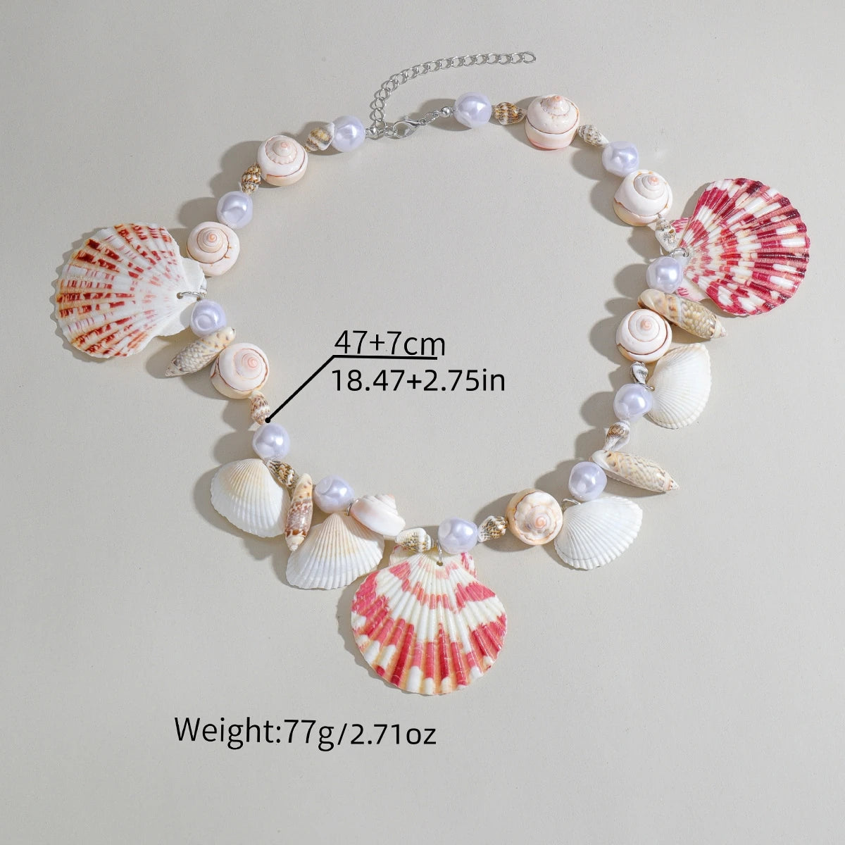 Collana Artigianale con Conchiglie Naturali – Colori & Forme Casual Donna Estate 2026