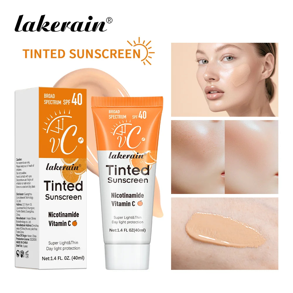 Crema Solare Minerale Colorata SPF40 – Glow Naturale, con Zinco & Titanio | Lido Nova