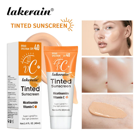 Crema Solare Minerale Colorata SPF40 – Glow Naturale, con Zinco & Titanio | Lido Nova