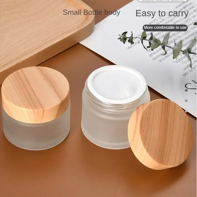 Contenitore Cosmetico Ricaricabile in Vetro (5–50g) – Travel