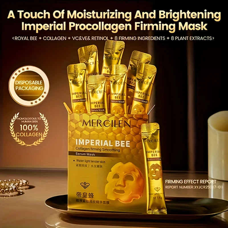 Maschera Viso Peel-Off Bee 10pz – Idratazione & Glow Estate 2026 – Lido Nova