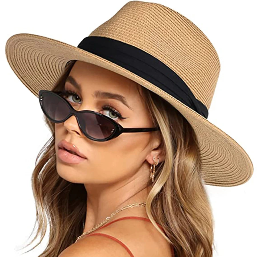 Panama Fedora Straw Hat – Wide Brim UPF Unisex Summer 2026