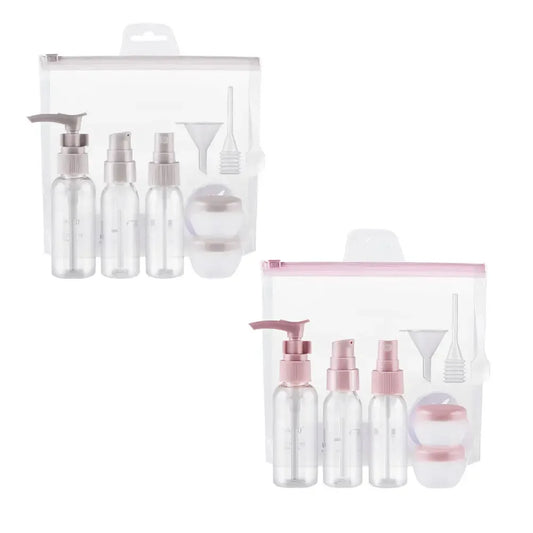 1 Set Kit Portable Travel Bottle For Makeup Lotion Cream Small Lightweight Tsa Approved Storage Container Portable - Lido nova 
