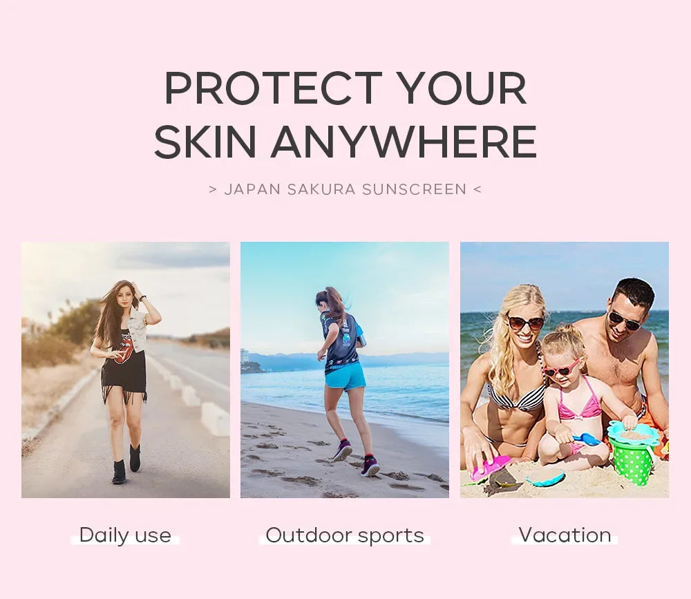 Crema Solare Viso SPF50 Sakura – Texture Leggera & Comfort Idratante (30g) | Lido Nova