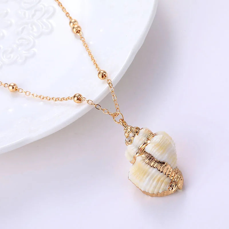 Collana Boho Premium con Conchiglie Cowrie – Sea Beach Pendant Donna Estate 2026