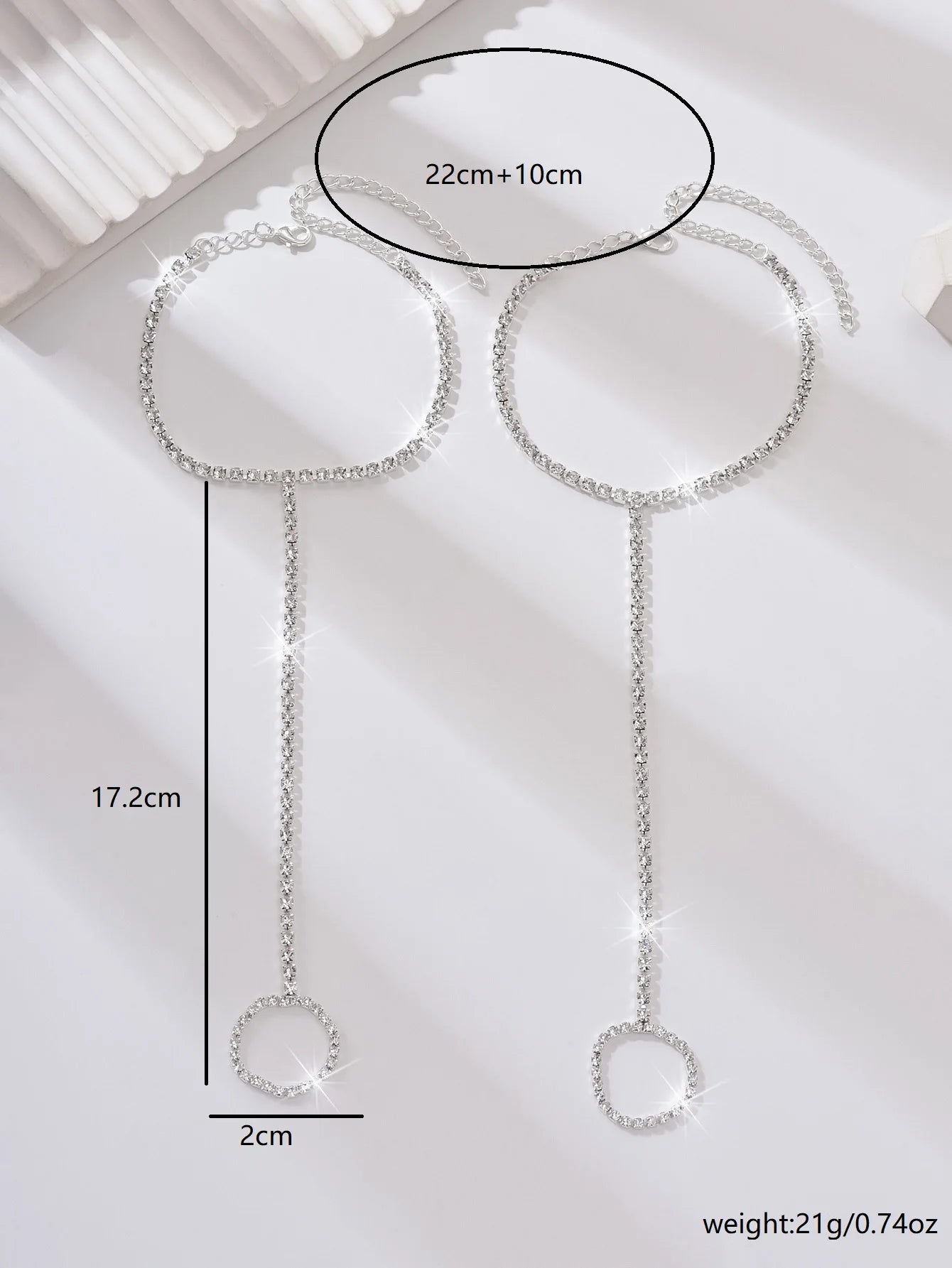 Fashion Single Chain Anklet with Charm – Women's Summer 2026